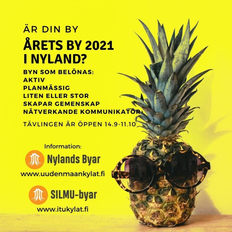 Årets Nyländska By 2021 tävlingen